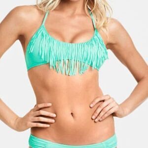 Victoria’s Secret fringe bikini top S